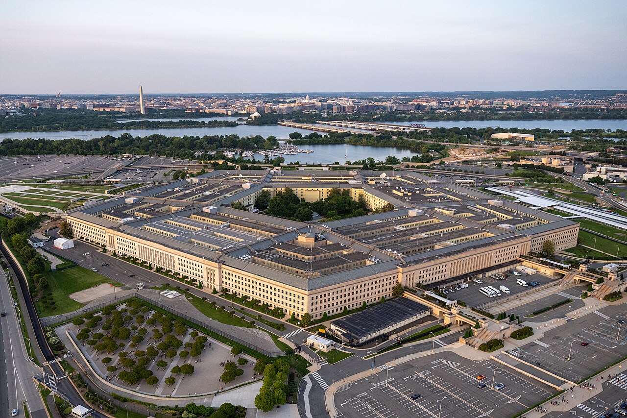 Vue aérienne du Pentagone, siège de la Defense Intelligence Agency